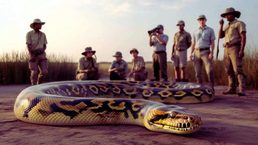 A Giant African Python
