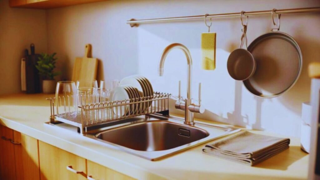 Say goodbye to the dish rack in the sink: