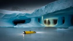 A robot drifting for eight months beneath Antarctica’s massive glaciers has detected a signal scientists have long feared
