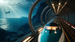 The world’s longest underwater high-speed train is now in progress, set to link two continents beneath the sea