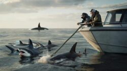 Fishermen accused of lying as orcas blamed after sharks attack their anchor rope in terrifying sea showdown