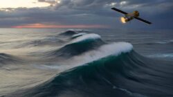 Satellites have detected colossal 35 metre waves forming in the middle of the Pacific, stunning oceanographers