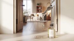 Add just two drops to your mop bucket and your home will smell amazing for days, with no vinegar and no lemon needed for the effect