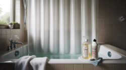 How to clean shower curtains so they don’t smell damp