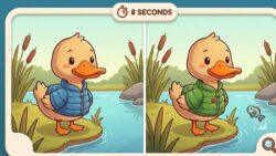 8-Second Visual Challenge: Can You Spot the 3 Differences in the Duck Wearing Jacket Image?