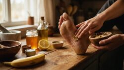 Quick Healing Method for Dry Cracked Heels Using Simple Kitchen Ingredients